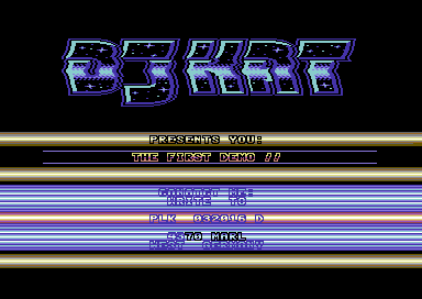 The First Demo