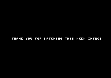 4K Intro